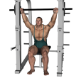 Shoulder Press - Smith Machine Seated Wide Grip